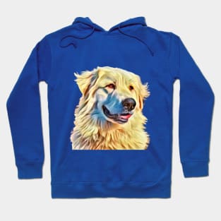 Great Pyrenees - painted style Hoodie